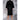 Unisex Square Pattern Waffle Kimono Robe - Long Length | Color: Black | Material: 65% Natural Cotton 35% Polyester | Available Sizes: Small/Medium, One Size Fits Most, XX-Large by SUMMA