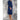 Unisex Square Pattern Waffle Kimono Robe - Long Length | Color: Navy Blue | Material: 65% Natural Cotton 35% Polyester | Available Sizes: Small/Medium, One Size Fits Most, XX-Large by SUMMA