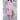 Unisex Square Pattern Waffle Kimono Robe - Long Length | Color: Pink | Material: 65% Natural Cotton 35% Polyester | Available Sizes: Small/Medium, One Size Fits Most, XX-Large by SUMMA