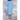 Unisex Square Pattern Waffle Kimono Robe - Long Length | Color: Serenity Blue | Material: 65% Natural Cotton 35% Polyester | Available Sizes: Small/Medium, One Size Fits Most, XX-Large by SUMMA