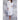 Unisex Square Pattern Waffle Kimono Robe - Long Length | Color: White | Material: 65% Natural Cotton 35% Polyester | Available Sizes: Small/Medium, One Size Fits Most, XX-Large by SUMMA