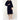 Unisex Terry Kimono Bathrobe | Color: Navy Blue | Material: 100% Turkish Cotton | Available Sizes: Small/Medium, Large/X-Large, XX-Large by SUMMA