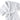 Velour Stripe - Shawl Collar Robe - 14 oz. 100% Cotton / White by Boca Terry