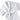 Velour Stripe - Shawl Collar Robe - 14 oz. 100% Cotton / White by Boca Terry