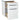 Vitani Wall-Mount Styling Station Cabinet / White by Deco Salon Furniture