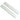 Washable Jumbo White/Green Cushioned Nail Files - 7"L x 1-1/8"W - Grit 80/100 - 50 Pack by Princess