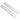 Washable Jumbo White/Green Cushioned Nail Files - 7&quot;L x 1-1/8&quot;W - Grit 80/100 - 50 Pack by Princess