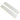 Washable Jumbo White/Peach Cushioned Nail Files - 7"L x 1-1/8"W - Grit 80/80 - 50 Pack by Princess