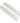 Washable Jumbo White/Peach Cushioned Nail Files - 7&quot;L x 1-1/8&quot;W - Grit 80/80 - 50 Pack by Princess