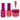 Wave Princess Collection 3-In-1 Matching Combo Set / 1 Gel Polish 0.5 oz. + 1 Lacquer 0.5 oz. + 1 Dip Powder 2 oz. / #102 Dahlia