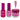 Wave Princess Collection 3-In-1 Matching Combo Set / 1 Gel Polish 0.5 oz. + 1 Lacquer 0.5 oz. + 1 Dip Powder 2 oz. / #110 Dirt Pink