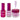 Wave Princess Collection 3-In-1 Matching Combo Set / 1 Gel Polish 0.5 oz. + 1 Lacquer 0.5 oz. + 1 Dip Powder 2 oz. / #17 Lavendula