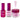 Wave Princess Collection 3-In-1 Matching Combo Set / 1 Gel Polish 0.5 oz. + 1 Lacquer 0.5 oz. + 1 Dip Powder 2 oz. / #4 Clear Pink