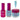 Wave Princess Collection 3-In-1 Matching Combo Set / 1 Gel Polish 0.5 oz. + 1 Lacquer 0.5 oz. + 1 Dip Powder 2 oz. / #62 Blue Heels