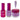 Wave Princess Collection 3-In-1 Matching Combo Set / 1 Gel Polish 0.5 oz. + 1 Lacquer 0.5 oz. + 1 Dip Powder 2 oz. / #70 Lilac Sundae