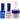 Wave Royal Collection 3-In-1 Matching Combo Set / 1 Gel Polish 0.5 oz. + 1 Lacquer 0.5 oz. + 1 Dip Powder 2 oz. / #WR006 Operation