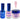 Wave Royal Collection 3-In-1 Matching Combo Set / 1 Gel Polish 0.5 oz. + 1 Lacquer 0.5 oz. + 1 Dip Powder 2 oz. / #WR019 Fancy Princess