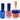 Wave Royal Collection 3-In-1 Matching Combo Set / 1 Gel Polish 0.5 oz. + 1 Lacquer 0.5 oz. + 1 Dip Powder 2 oz. / #WR041 Here on Time!