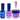 Wave Royal Collection 3-In-1 Matching Combo Set / 1 Gel Polish 0.5 oz. + 1 Lacquer 0.5 oz. + 1 Dip Powder 2 oz. / #WR067 Pretty in Purple