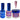 Wave Royal Collection 3-In-1 Matching Combo Set / 1 Gel Polish 0.5 oz. + 1 Lacquer 0.5 oz. + 1 Dip Powder 2 oz. / #WR116 Royal Party