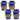 Waxness Barbero Tattoo Hypoallergenic Gold Film Hard Wax Beads - Made in Italy / 1.65 lbs. - 750 grams Eax X 4 Bags = 6.6 lbs.