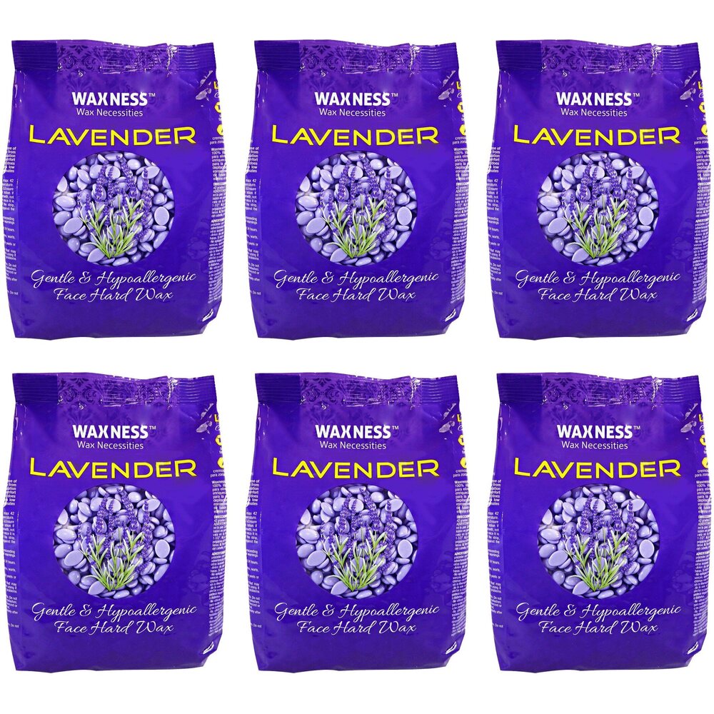 Waxness Polymer Blend Premium Luxury Face Hard Wax Beads with Lavender ...