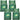 Waxness Wax Necessities Green Tea Film Hard Wax Beads - Made in Italy / 2.2 lbs. - 35.27 oz. - 1 kg. Each X 4 Bags = 8.8 Lbs