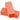 White Grit on Orange 3 Way UK Nail Buffing Block by UK Buffer