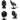 William Heavy Duty Barber Chair / Black with Chrome Accents by Hans Equipment