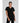 Women's Emma Scrub Top - Greys Anatomy Spandex Stretch Collection / Color - Black / Fit - Regular / Sizes - XXS, XS, S, M, L, XL, 2XL, 3XL, 4XL, 5XL by Barco Uniforms