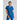 Women's Emma Scrub Top - Greys Anatomy Spandex Stretch Collection / Color - New Royal / Fit - Regular / Sizes - XXS, XS, S, M, L, XL, 2XL, 3XL, 4XL, 5XL by Barco Uniforms
