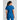 Women's Emma Scrub Top - Greys Anatomy Spandex Stretch Collection / Color - New Royal / Fit - Regular / Sizes - XXS, XS, S, M, L, XL, 2XL, 3XL, 4XL, 5XL by Barco Uniforms
