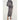 Women's Plush Soft Warm Fleece Robe | Color: Gray | Material: 100% Polyester Warm Fleece | Available Sizes: S, M, L, XL, XXL by SUMMA