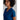 Women's Racer Scrub Top - Barco One Collection / Color - Indigo / Fit - Regular / Sizes - XS, S, M, L, XL, 2XL, 3XL by Barco Uniforms