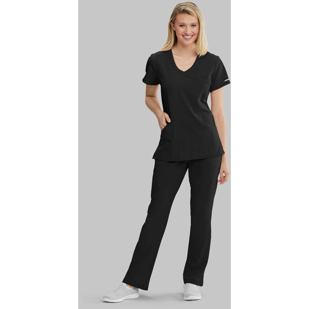 Women's Reliance Scrub Top - Skechers Collection / Color - Black / Fit –  Pure Spa Direct