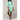 Women's Satin Kimono Short Robe | Color: Mint Green | Material: 95% Polyester 5% Spandex | Available Sizes: Small/Medium, Large, XX-Large by SUMMA