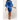 Women's Satin Kimono Short Robe | Color: Navy Blue | Material: 95% Polyester 5% Spandex | Available Sizes: Small/Medium, Large, XX-Large by SUMMA