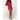 Women's Satin Kimono Short Robe | Color: Wine Red | Material: 95% Polyester 5% Spandex | Available Sizes: Small/Medium, Large, XX-Large by SUMMA