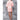 Women's Square Pattern Waffle Kimono Robe - Short Length | Color: Blush | Material: 65% Natural Cotton 35% Polyester | Available Sizes: Small/Medium, Large, XX-Large by SUMMA
