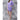 Women's Square Pattern Waffle Kimono Robe - Short Length | Color: Lavender | Material: 65% Natural Cotton 35% Polyester | Available Sizes: Small/Medium, Large, XX-Large by SUMMA
