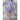 Women's Square Pattern Waffle Kimono Robe - Short Length | Color: Lavender | Material: 65% Natural Cotton 35% Polyester | Available Sizes: Small/Medium, Large, XX-Large by SUMMA