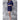 Women's Square Pattern Waffle Kimono Robe - Short Length | Color: Navy Blue | Material: 65% Natural Cotton 35% Polyester | Available Sizes: Small/Medium, Large, XX-Large by SUMMA