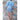 Women's Square Pattern Waffle Kimono Robe - Short Length | Color: Serenity Blue | Material: 65% Natural Cotton 35% Polyester | Available Sizes: Small/Medium, Large, XX-Large by SUMMA
