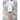 Women's Square Pattern Waffle Kimono Robe - Short Length | Color: White | Material: 65% Natural Cotton 35% Polyester | Available Sizes: Small/Medium, Large, XX-Large by SUMMA