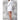 Women's Square Pattern Waffle Kimono Robe - Short Length | Color: White | Material: 65% Natural Cotton 35% Polyester | Available Sizes: Small/Medium, Large, XX-Large by SUMMA