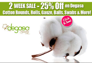 Super Show Savings at Pure Spa Direct - 25% Off All Degassa Cotton!