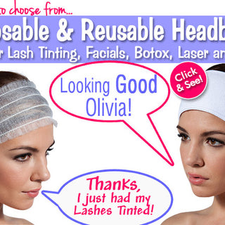 Need Headbands for your Facials, Lash Tinting, Injectables or Laser Treatments?