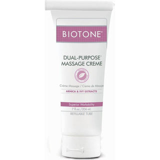 Biotone Dual-Purpose Massage Cr&egrave;me in various sizes