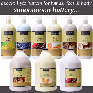 Soooo Buttery....Cuccio Lyte Butters for Hands, Feet & Body, that is....