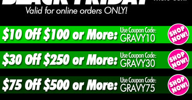 Coupons Here! Black Friday Deals valid Thursday - Sunday!